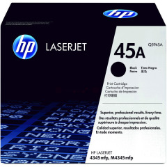 Q5945A | HP 45A Black Toner, prints up to 18,000 pages Image