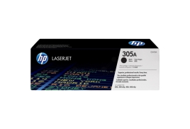 CE410A | HP 305A Black Toner, prints up to 2,200 pages