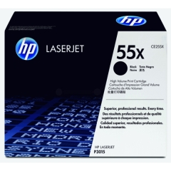 CE255X | HP 55X Black Toner, prints up to 12,500 pages Image