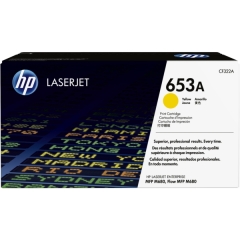 CF322A | HP 653A Yellow Toner, prints up to 16,500 pages Image