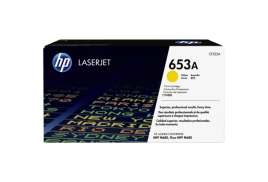 CF322A | HP 653A Yellow Toner, prints up to 16,500 pages