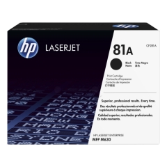 CF281A | HP 81A Black Toner, prints up to 10,500 pages Image
