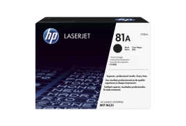 CF281A | HP 81A Black Toner, prints up to 10,500 pages