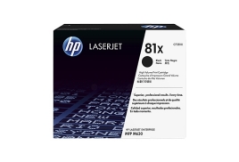 CF281X | HP 81X Black Toner, prints up to 25,000 pages