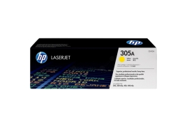 CE412A | HP 305A Yellow Toner, prints up to 2,600 pages