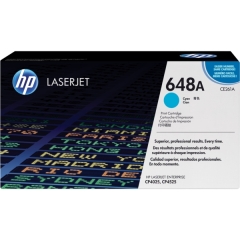 CE261A | HP 648A Cyan Toner, prints up to 11,000 pages Image