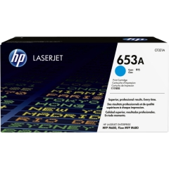 CF321A | HP 653A Cyan Toner, prints up to 16,500 pages Image