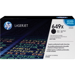 CE260X | HP 649X Black Toner, prints up to 17,000 pages Image