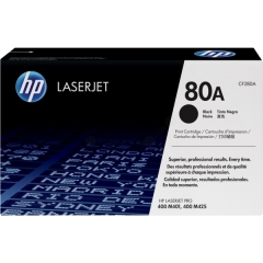 CF280A | HP 80A Black Toner, prints up to 2,700 pages Image