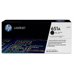 CE340A | HP 651A Black Toner, prints up to 13,500 pages Image