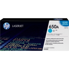 CE271A | HP 650A Cyan Toner, prints up to 15,000 pages Image