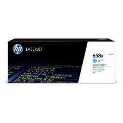 W2001X | HP 658X Cyan Toner, prints up to 28,000 pages Image