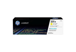 CF402X | HP 201X Yellow Toner, prints up to 2,300 pages
