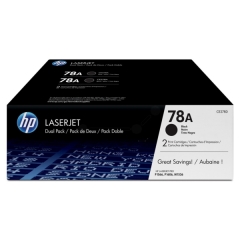 CE278AD | Twin pack of HP 78A Black Toners, 2 x 2,100 pages Image