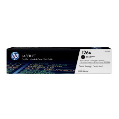 CE310AD | Twin pack of HP 126A Black Toners, 2 x 1,200 pages Image