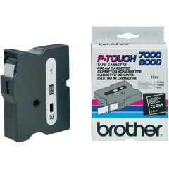 Brother TX-355 DirectLabel white on black 24mm x 15m for Brother P-Touch TX 6-24mm Image