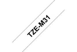 Brother TZe-M31 label-making tape Black on transparent
