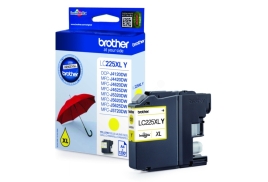 LC225XLY | Original Brother LC-225XLY Yellow ink, prints up to 1,200 pages, contains 12ml of ink