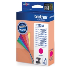 LC223M | Original Brother LC-223M Magenta ink, prints up to 550 pages, contains 6ml of ink Image