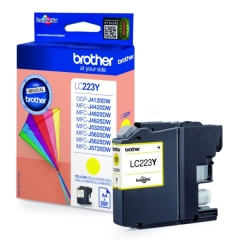 LC223Y | Original Brother LC-223Y Yellow ink, prints up to 550 pages, contains 6ml of ink Image