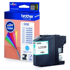 LC223C | Original Brother LC-223C Cyan ink, prints up to 550 pages, contains 6ml of ink Image