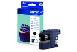 LC123BK | Original Brother LC-123BK Black ink, prints up to 600 pages, contains 11ml of ink