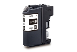 LC221BK | Original Brother LC-221BK Black ink, prints up to 260 pages, contains 7ml of ink