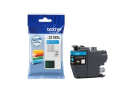 LC3219XLC | Original Brother LC-3219XLC Cyan ink, prints up to 1,500 pages, contains 12,4ml of ink