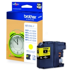 LC125XLY | Original Brother LC-125XLY Yellow ink, prints up to 1,200 pages, contains 10ml of ink Image
