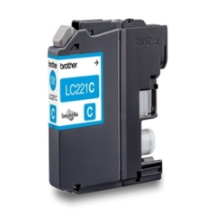 LC221C | Original Brother LC-221C Cyan ink, prints up to 260 pages, contains 4ml of ink Image