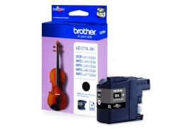 LC127XLBK | Original Brother LC-127XLBK Black ink, prints up to 1,200 pages, contains 9ml of ink