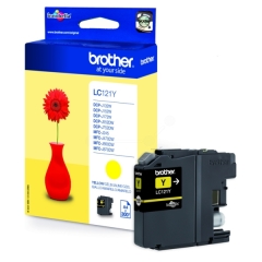 LC121Y | Original Brother LC-121Y Yellow ink, prints up to 300 pages, contains 4ml of ink Image
