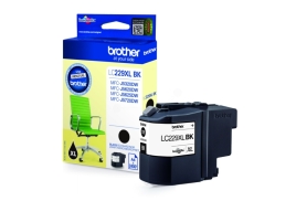 LC229XLBK | Original Brother LC-229XLBK Black ink, prints up to 2,400 pages, contains 48ml of ink