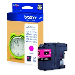 LC125XLM | Original Brother LC-125XLM Magenta ink, prints up to 1,200 pages, contains 11ml of ink Image
