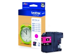 LC125XLM | Original Brother LC-125XLM Magenta ink, prints up to 1,200 pages, contains 11ml of ink