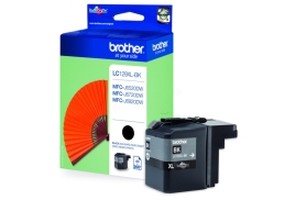 LC129XLBK | Original Brother LC-129XLBK Black ink, prints up to 2,400 pages, contains 50ml of ink