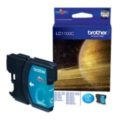 LC1100C | Original Brother LC-1100C Cyan ink, prints up to 325 pages, contains 6ml of ink Image
