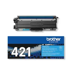 TN421C | Original Brother TN-421C Cyan Toner, prints up to 1,800 pages Image