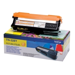 TN328Y | Original Brother TN-328Y Yellow Toner, prints up to 6,000 pages Image