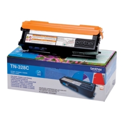 TN328C | Original Brother TN-328C Cyan Toner, prints up to 6,000 pages Image