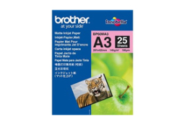 Brother BP60MA3 Inkjet Paper printing paper A3 (297x420 mm) Matte 25 sheets White