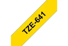 Brother TZE641 label-making tape Black on yellow TZe