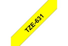 Brother TZE631 label-making tape Black on yellow TZe