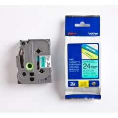 Brother TZE-751 DirectLabel black on green Laminat 24mm x 8m for Brother P-Touch TZ 3.5-24mm/HSE/36m Image