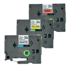 Brother TZE-31M3 DirectLabel multi pack TZE-231/431/631 12mm x 8m Pack=3 for Brother P-Touch TZ 3.5- Image