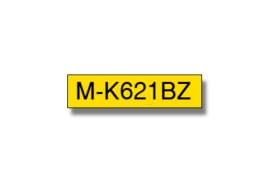 Brother MK-621BZ DirectLabel black on yellow 9mm x 8m for Brother P-Touch M 9-12mm