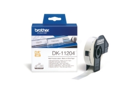Brother DK-11204 DirectLabel Etikettes 17mm x 54mm 400 for Brother P-Touch QL/700/800/QL 12-102mm/QL