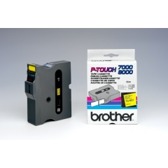 Brother Black On Yellow Ptouch Ribbon 24mm x 15m - TX651 Image