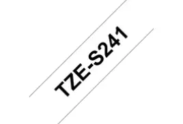 Brother TZeS241 label-making tape Black on white TZ