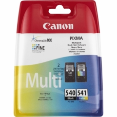 Canon (1 x PG-540  & 1 x CL-541) multi pack, 8ml + 8ml, Pack qty 2 Image